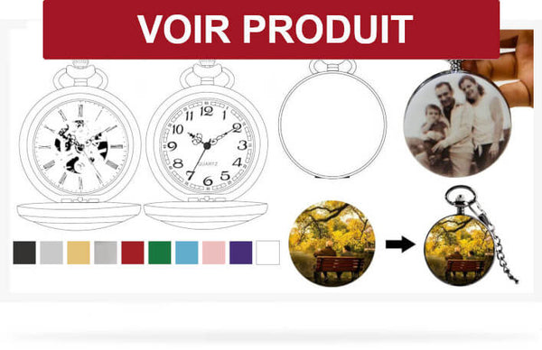 Montre de poche personnalisée