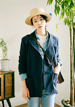 Single Button Front Jacket
