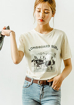 Surfing Printing Tee