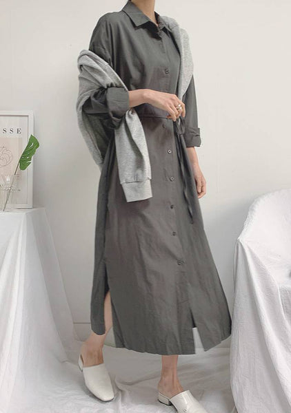 She Wants To Say Everything Shirt Dress