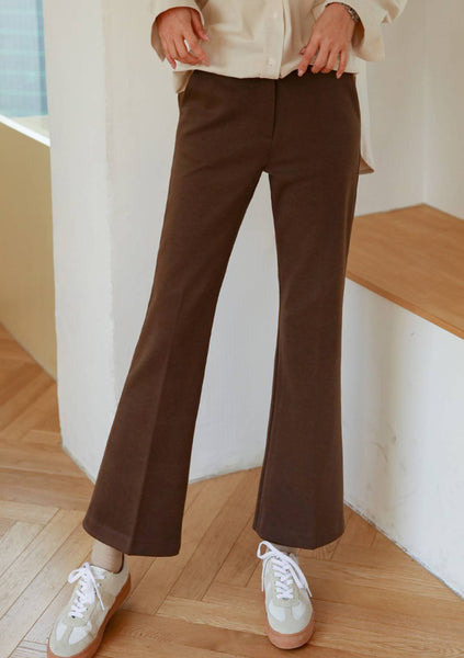 A Higher Power Bootcut Wool Pants