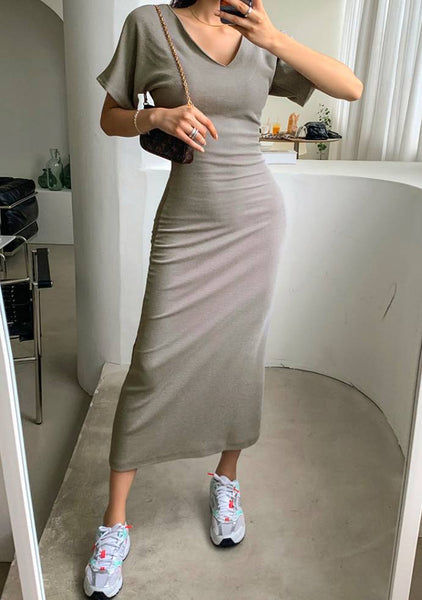 Happy With A Twist Long Dress
