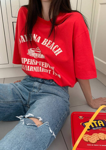 Daytona Beach Printed Top