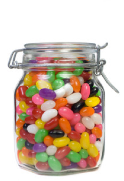 500ml jar of sweets clipart