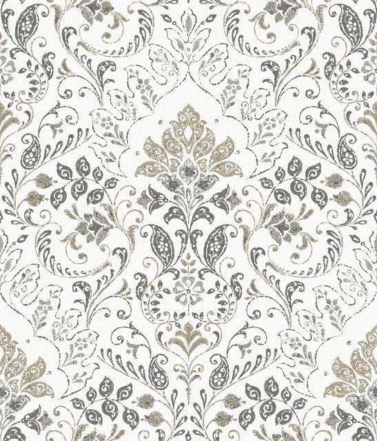 gray damask background