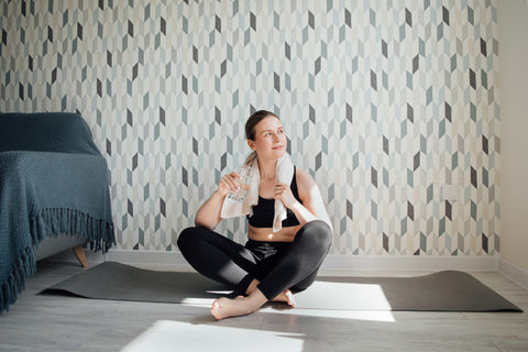 Yoga practice at home in your bedroom | Eco Yoga Store