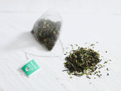 green tea with mint temple split bag