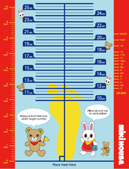 MIKI HOUSE Foot Measuring Sheet