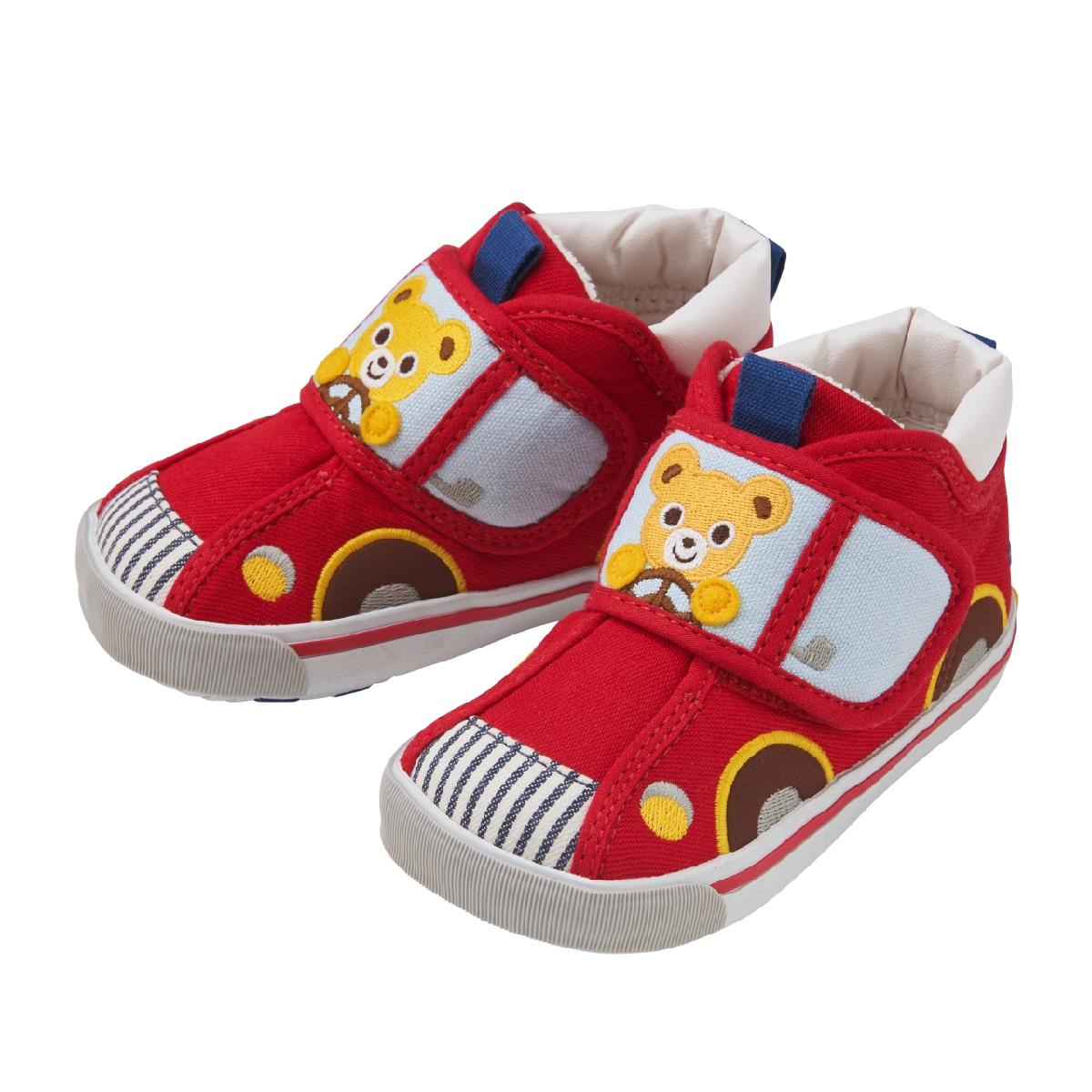 Sizes 12-14.5cm New Miki House Children's Red Strap Shoes 