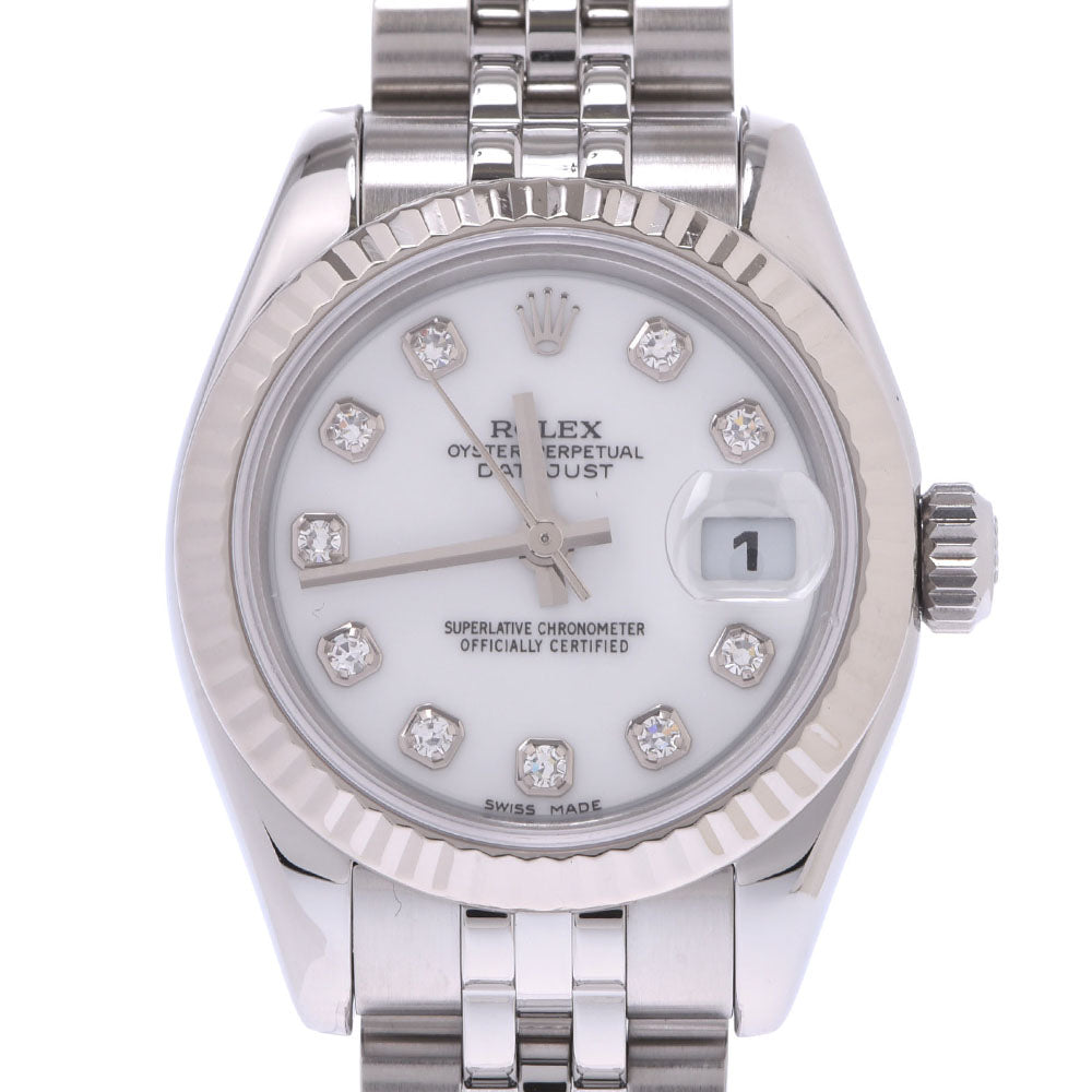 ロレックスデイトジャスト レディース 腕時計 179174 ROLEX 中古