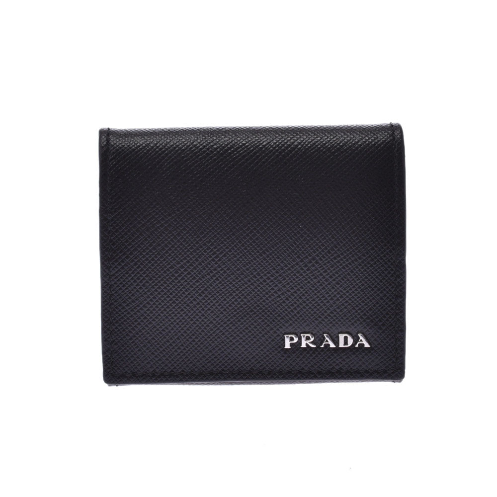 PRADA プラダ 小銭入れ 黒 シルバー金具 2MM935 ユニセックス