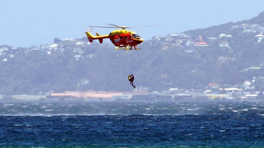 Bluemako jacket rescue helicopter