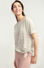 Side-Tied Andy Blouse