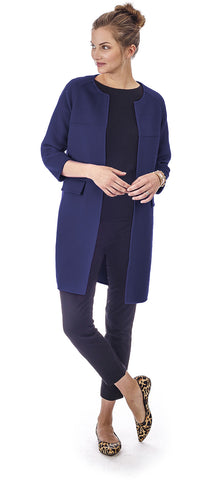 Audrey Coat - Navy