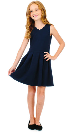 Ellie Girl Scalloped Dress