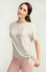 Side-Tied Andy Blouse