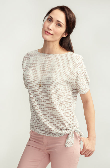 Side-Tied Andy Blouse