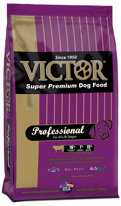 purple victor dog food