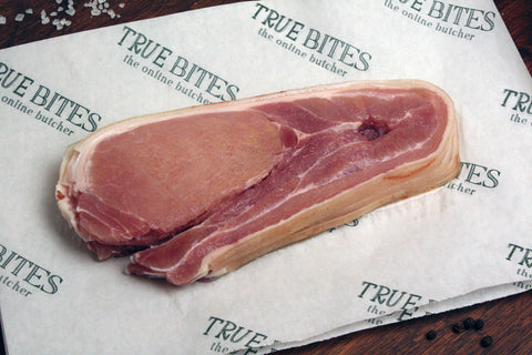 middle bacon displayed on true bites greaseproof paper