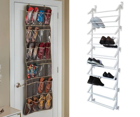 over the door shoe storage organisers