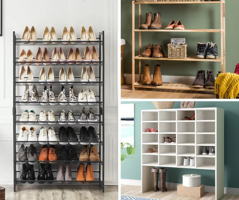 3 shoe storage racks