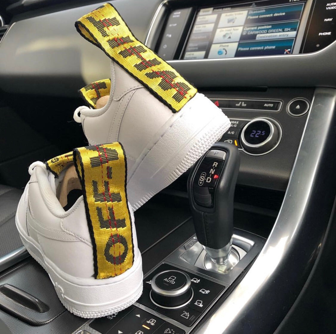 air force 1 off white belt