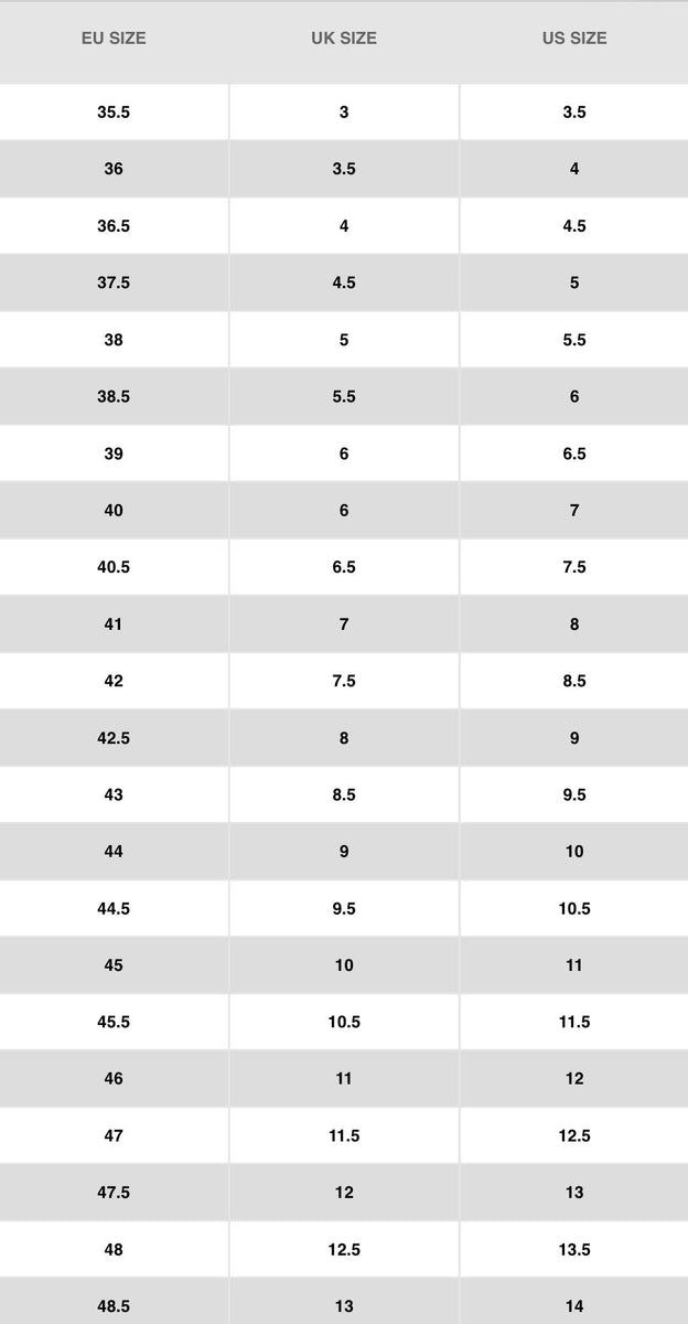 air force 1 sizing guide