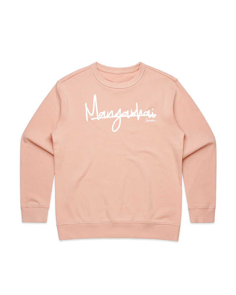 pale pink sweatshirt ladies