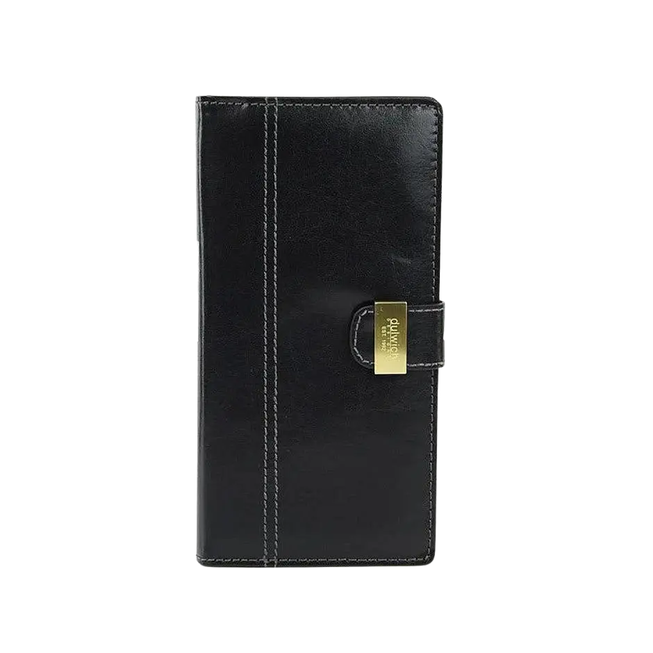 Dulwich Designs Heritage Travel Wallet in Black