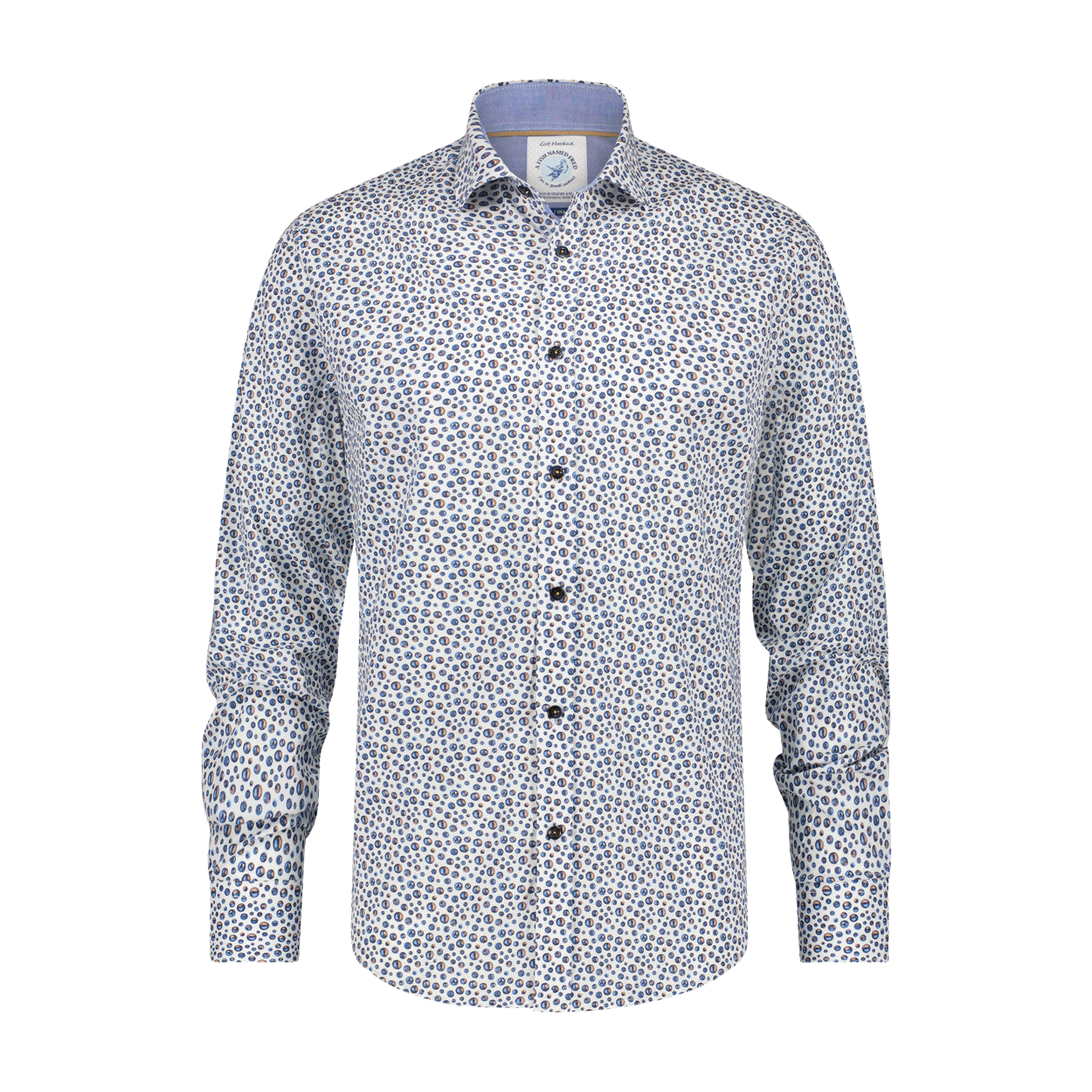 A Fish Named Fred Bubble Long Sleeve Shirt for Men