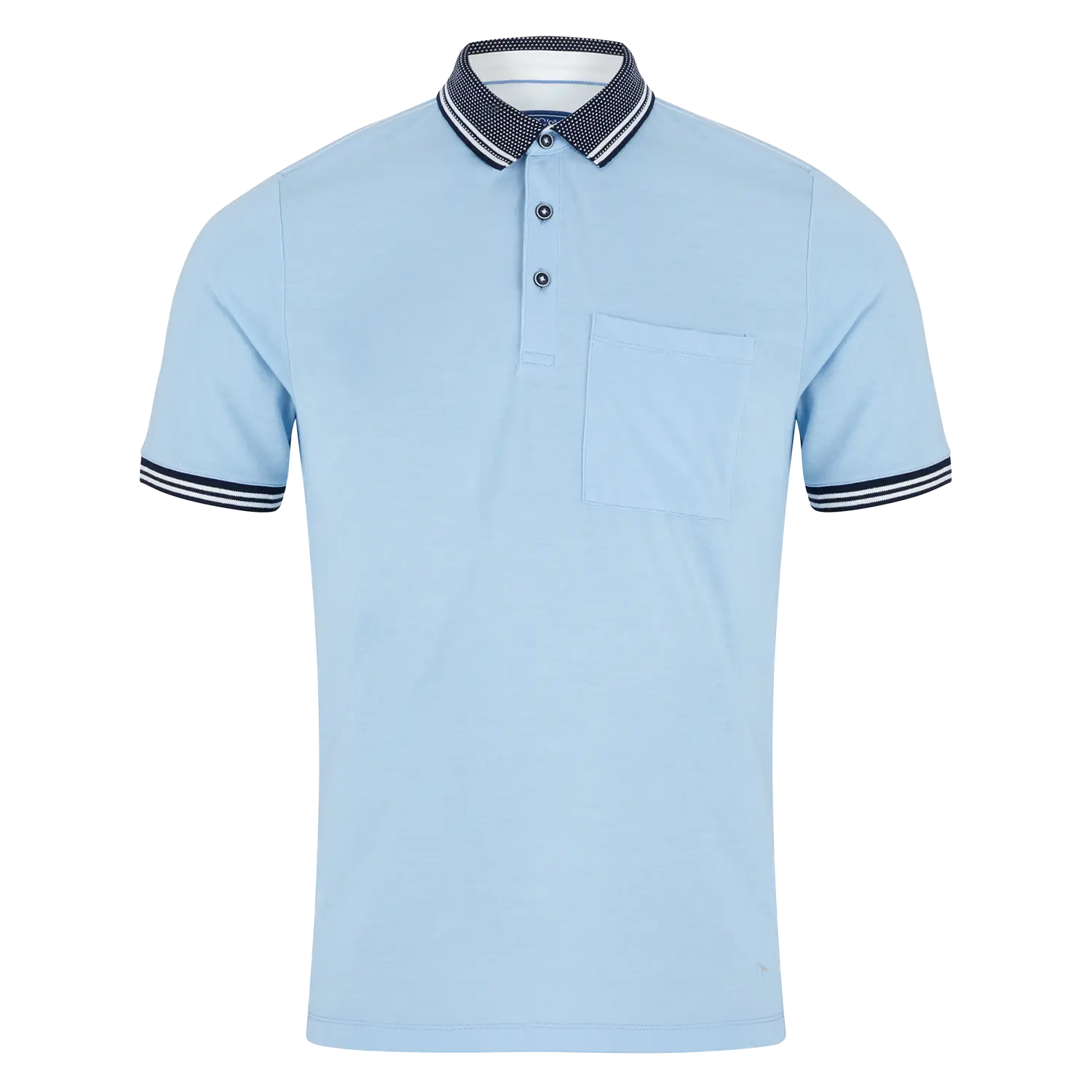 Daniel Grahame Collar & Cuff Tipped Polo for Men