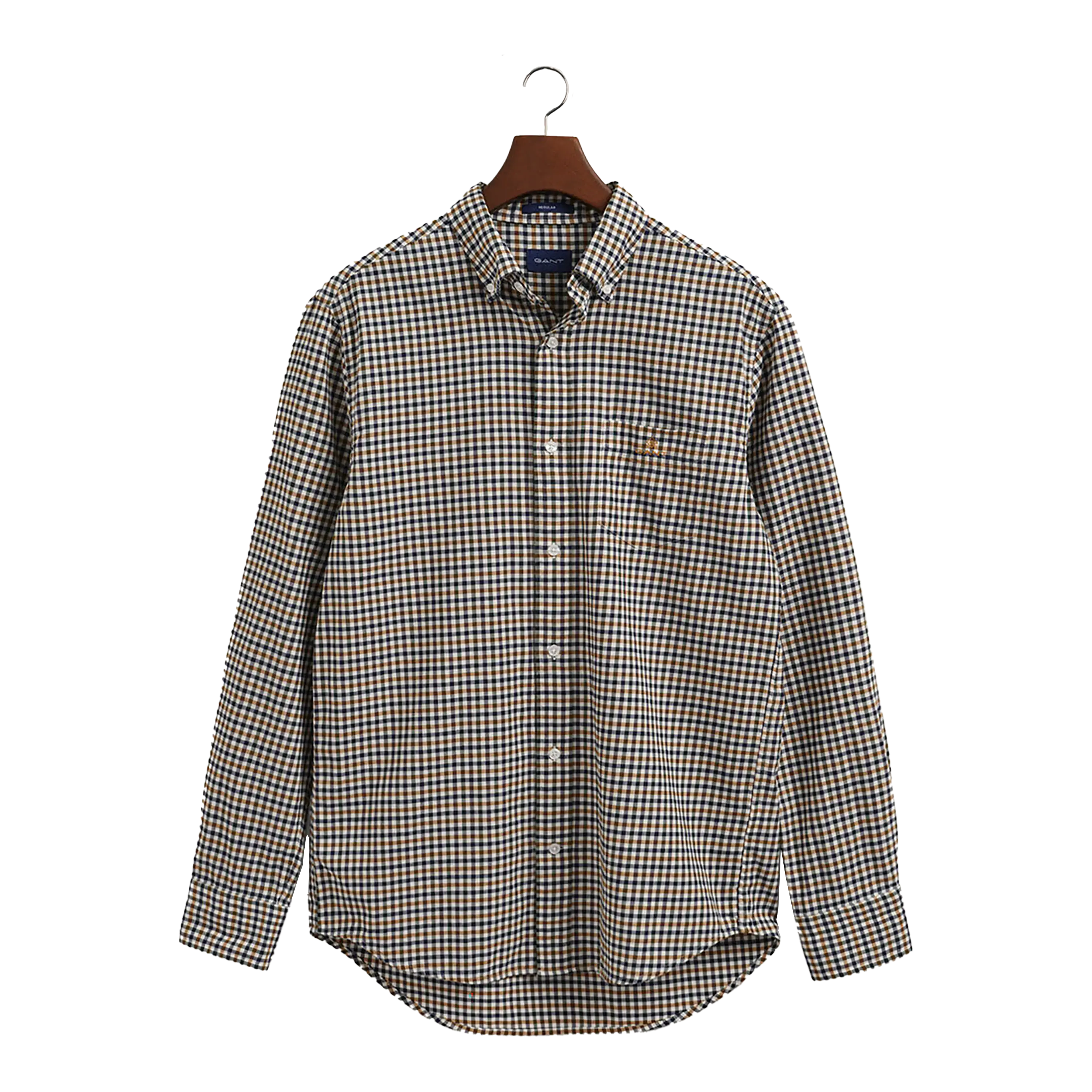 GANT Reg Gingham Twill Long Sleeve Shirt for Men