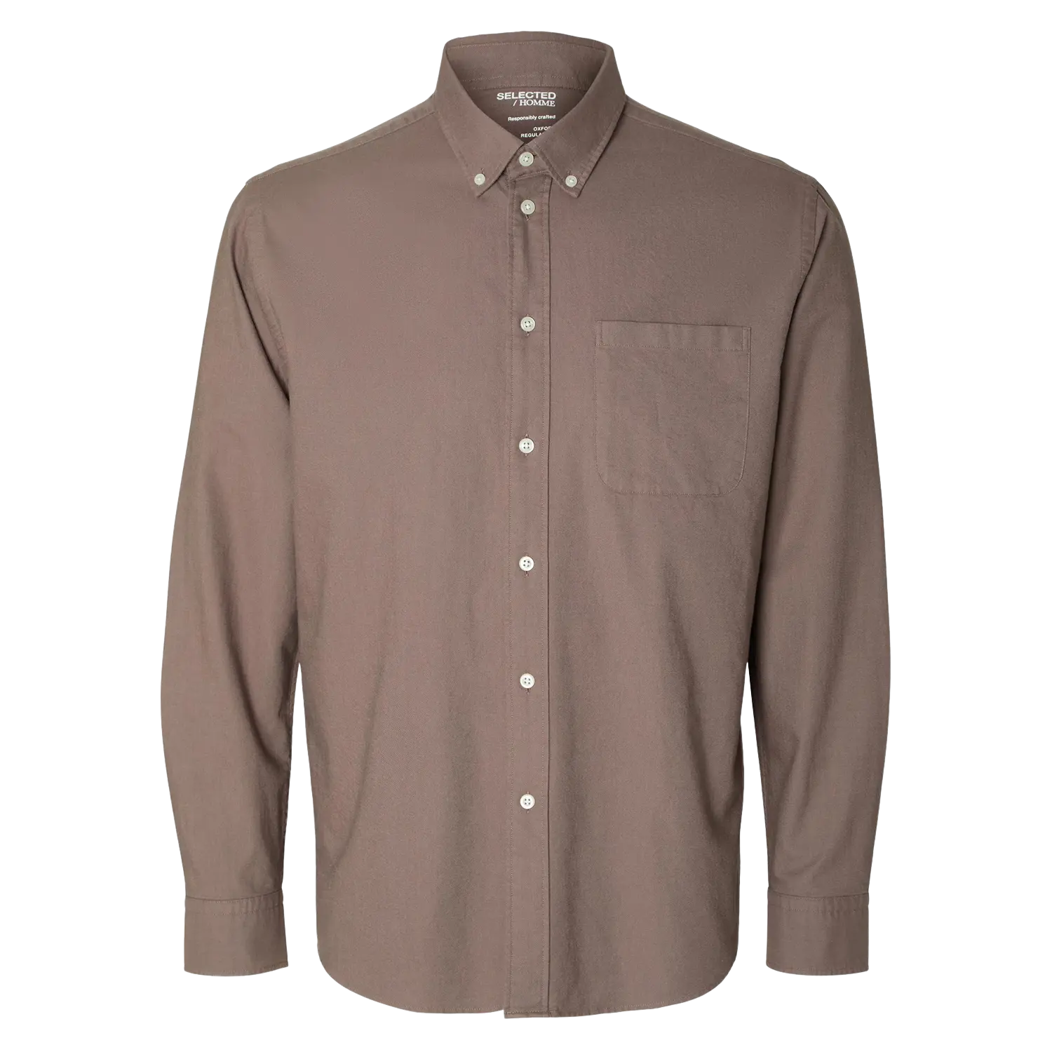 Selected Oxford Flex Long Sleeve Shirt for Men