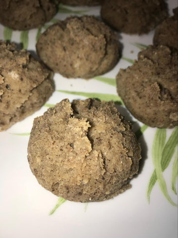 gluten free sourdough coconut biscuits