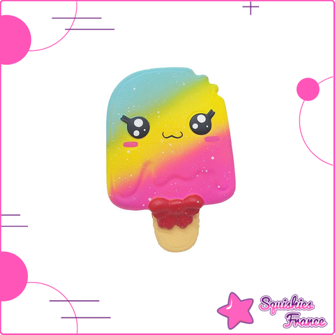 Squishy glace arc en ciel kawaii