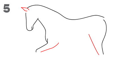 Dessiner un Cheval