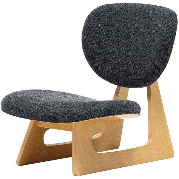 roly poly chair black