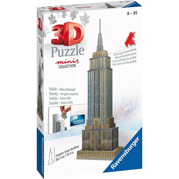 op vakantie knal zuur Buy Ravensburger mini - empire state building (54pcs) (3d puzzle) Puzzle |  Jigsaw Jungle