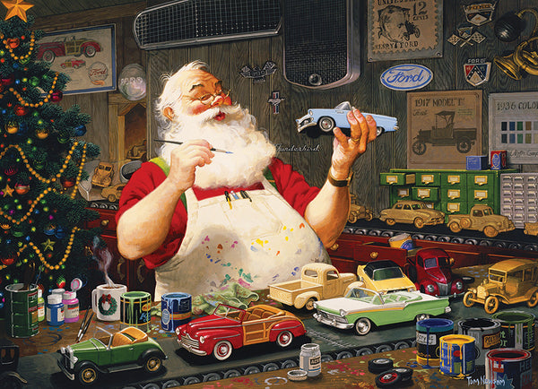 Santa Painting Cars, Tom Newsom