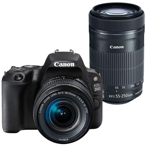 lens Continu Terug kijken Canon EOS 200D / SL2 24.2MP Wi-Fi D-SLR Camera with Canon 18-55mm and –  iHeartCamera