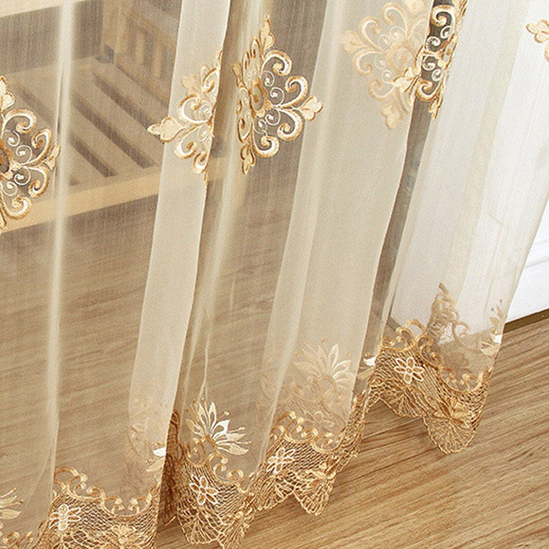 sheer voile curtains