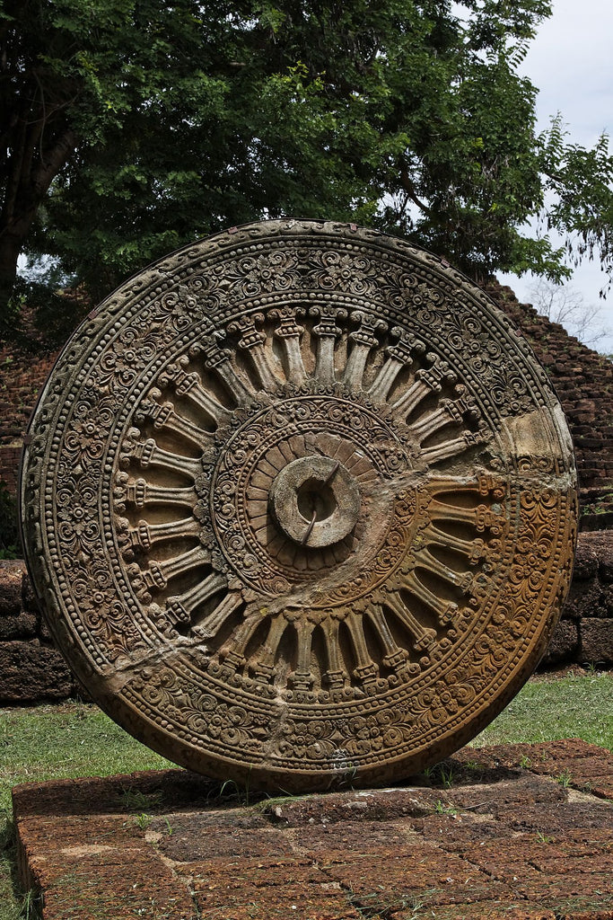 Roue du Dharmachakra