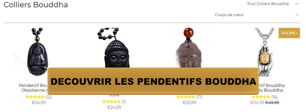 Pendentifs Bouddha