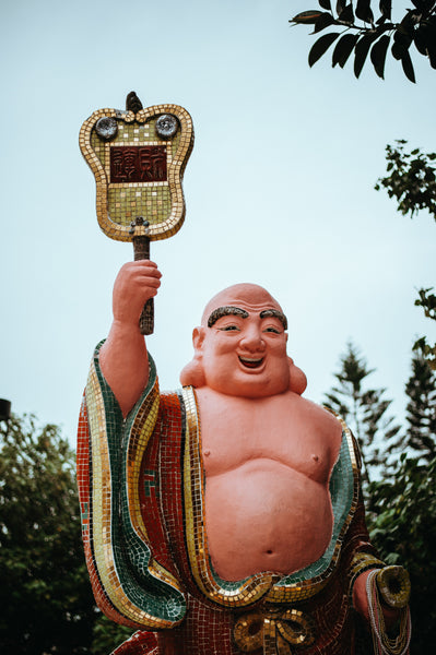 Représentation du bouddha rieur