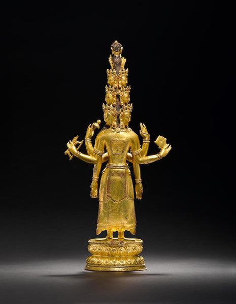 Avalokiteshvara statue 11 têtes