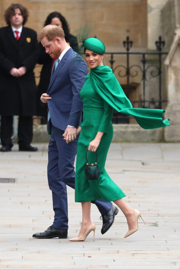 Meghan Markle in all green