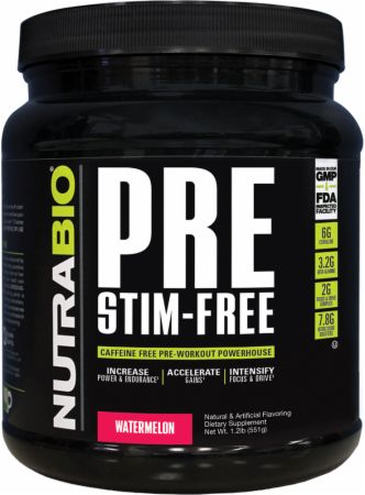 nutrabio stim free pre-workout