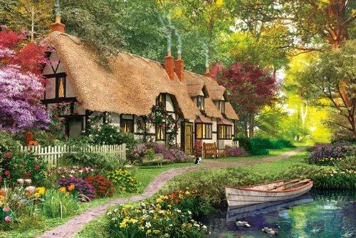 White Mountain Puzzles Cozy Cottage 300 Piece Jigsaw Puzzle