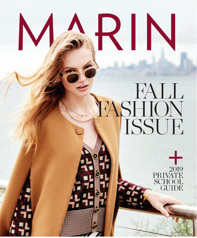 Marin Magazine Fall Fashion Issue Cover