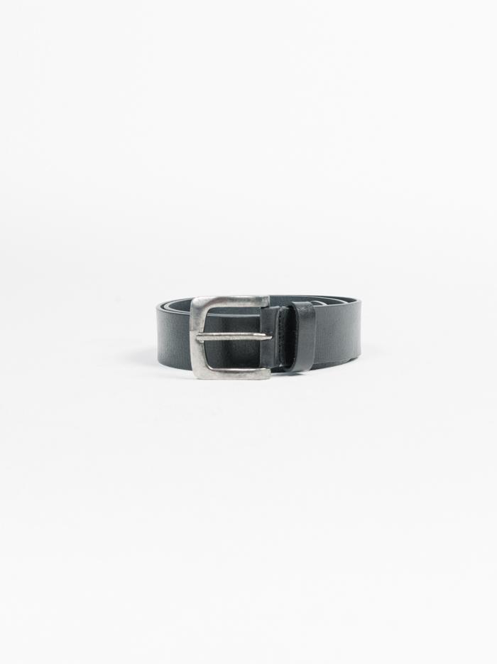 wide leather belt black